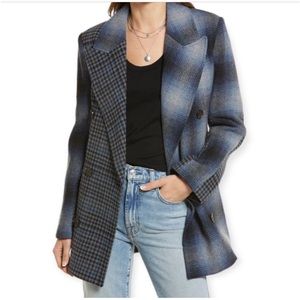 Plaid Blazer | Treasure & Bond  |mixed plaid
